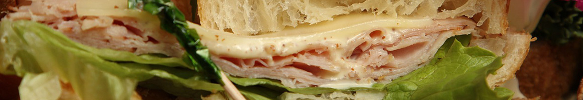 Eating Sandwich at Fatty's Sandwich Shop restaurant in Panama City Beach, FL.